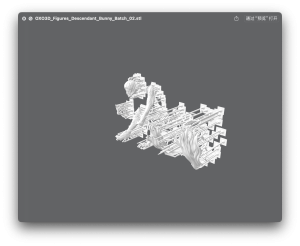 Descendant_Bunny 3D printing model STL format