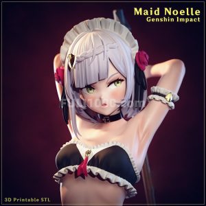 Noelle Maid Genshin Impact 原神诺艾尔 3D列印模型stl格式