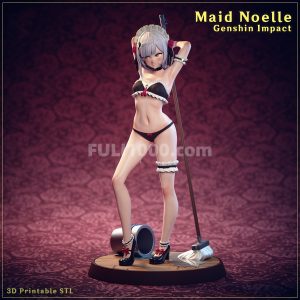 Noelle Maid Genshin Impact 原神诺艾尔 3D列印模型stl格式