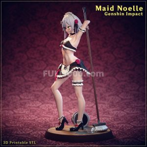 Noelle Maid Genshin Impact 原神诺艾尔 3D列印模型stl格式